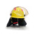 惠利得统型20盔FTKQA灭火17消防头盔安全防护装备抢险森林救援面镜轨道 头盔加贴字