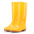 米可杉 滑耐油养殖场水鞋 黄色3517中筒黄色 不加棉40码中筒