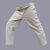 焊工工作服男装防烫套装白色帆布劳保服耐磨电焊专用 米白色裤子（两条装） 1802XL155175斤）尺码