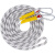 户外高空作业安全绳涤纶绳安全绳登山绳安全带连接绳延伸绳耐磨绳 23米双钩(耐磨型)