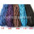5mm八股彩色空心编织棉绳带子幼儿园创意diy服装帽绳布袋抽绳 荧光绿*80米一支