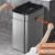 智能感应式垃圾桶厨房自动打包客厅厕所卫生间办公室大号 9L白色无打包功能[卫生间] 12L以上