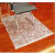 适用120*150透明地垫pvc门垫塑料地毯木地板保护垫膜进门客厅防水 环保波斯菊2.0厚 1米*1米