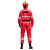 久匀长袖防静电套装工作服救援服应急户外地震水上救援服 红色 4XL