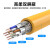永定适用FX5USMART200 PLC编程电缆通讯下载线以太网线 超六类双屏蔽_黄色 0.2m