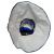 防尘面具全面罩头罩耐酸碱防化学飞溅全面罩安全帽劳保防尘面罩定 灰色耐酸碱面罩