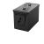 手提式箱弹药箱金属收纳箱工具箱密封箱手提箱电池防爆箱 大号黑色三防工具箱(带锁扣)
