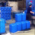 全新堆码桶 废液桶 20升桶 方形耐酸碱桶 10L化工桶 对角桶25升 5L蓝色加厚款 全新料
