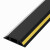 PVC线槽地面明装防踩神器明线隐形软理线槽装饰电线遮挡条走线槽 4厘米宽 黑色-背带胶 4厘米宽   0.5米/卷可叠加