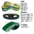 一拖二口罩机皮带同步带绿基带绿色PVC输送带传送传动皮带 5M-425（85齿）