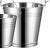 稳斯坦 W728 不锈钢提水桶 物业环卫酒店清洁桶便携户外工地储水桶洗车桶 无磁加厚水桶无盖16L