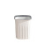 厨房垃圾桶简约家用客厅创意垃圾篓无盖压圈卫生间厕所塑料纸篓 小号白