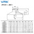 威尔克VRK ZP系列带卡环扣环真空吸盘机械手工业气动硅胶配件ZP吸盘 ZP-20CS 硅胶