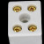 创华 电炉接线柱（五孔）	铜件孔径6.2mm 固定孔5mm单位个