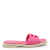 HOGAN 618编辑精选女士H638粉色皮质凉鞋 Pink 35