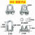 重型国标镀锌钢丝绳扎头玛钢夹头U型锁扣绳扣U形卡头猫爪卡扣绳扣 M253个