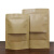 坚果茶叶干货包装袋加厚封口袋自立拉链袋自封袋分装袋牛皮纸袋磨 开窗袋 25x35+5cm(30个)