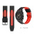 适用于华为GT2GT3手表三星手表华米手表通用款22MM双色硅胶表带 22MM金立款-黑+中国红 22MM