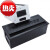 多媒体会议桌面多功能毛刷桌面嵌入式多媒体接线盒信息盒定制 黑色(400*120mm)