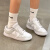耐克（NIKE）鞋子女鞋 DUNK LOW 低帮透气轻便女子运动鞋复古板鞋休闲鞋 DD1503-103 白灰 35.5