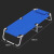 斯得铂 普通蓝色午休床 应急防护救灾床折叠床单人床钢塑床两折床家用便携