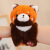 森林动物系列毛绒玩具啪啪圈玩具手环娃娃生日礼品 狮子 23cm（100g）