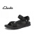 其乐（Clarks）其乐男士夏季沙滩凉鞋潮流舒适魔术贴清凉男鞋 黑色 261649987 39.5