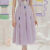 百丽驼美士 BALITOMMS严选越南小众2024夏季新款紫色蕾丝连衣裙小礼服裙设计感伴娘裙 浅紫色 S
