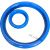 DN活接头密封圈/蓝色硅胶DIN密封垫片/卫生级O型圆螺纹焊接活接垫 白硅胶 DN15