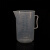 庄太太 实验室刻度量杯大容量塑料烧杯【2000ml带柄/20个】ZTT1180