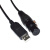 RS485 USB转DMX512 XLR 5P 5芯  舞台灯光控制线 纯黑USB+卡农母头 1.8m