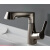 莎庭（SARTILL）卫浴 全铜水龙头可升降抽拉式浴室万向面盆冷热龙头 LZ505 枪灰色