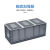 超大号周转箱 工具箱 整理箱 大容量周转箱 塑料长方形箱 养殖箱 鱼缸箱 储物箱大号搬运箱 600*400*290mm-蓝色