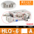 基克孚 气动直线导轨滑台气缸HLQ HLQ6-A 