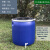 150L家庭用圆形大口储水桶 200公斤食物品发酵塑料桶  海鲜运输装鱼桶 蓝色150L塑料桶全套+水龙头