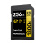雷克沙SD卡256G高速索尼微单反相机4K内存卡V60摄像机存储卡1800X 黑色 官方标配