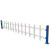 花坛草坪护栏栅栏锌钢园林绿化隔离栏菜园篱笆围栏铁艺栏杆 组装纯白色-高0.6m*长3.05m【一米价格】