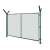 诺曼奇菱形孔仓库隔离网钢板网护栏工厂围栏防护围栏网护栏网（Y型柱）1.2米高*3米宽/含1柱
