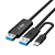 力特（Z-TEK）USB对拷线 设备数据对传线 免驱多功能传输连接线 鼠标键盘互联共享线 双USB口对拷线 2米ZY419