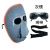 约巢电焊面罩眼镜焊工眼镜面具轻便护脸透气防强光防打眼防烧脸电气焊 1面罩+1白镜+1绑带