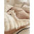 乔蒂博洋冬季简约兔毛绒床上四件套2023新款纯色加厚床单珊瑚绒面床品被套 七彩白 1.5m床床单款四件套适合200x230