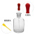 玻璃滴瓶30ml60ml125ml250ml白滴瓶棕色滴瓶茶滴瓶带滴管红皮头全 250ml白滴瓶(10个)