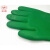 手套 橡胶化工手套 乳胶防酸碱手套 加厚防酸手套 绿色 均码
