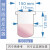 玻璃玻璃反应釜1000ml球形三四口烧瓶2L5L玻璃反应器开口分体 筒形圆底500ml内110mm 150mm