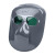 电焊面罩防护罩全脸轻便烧焊工氩弧焊接眼镜打磨防烤脸头戴式 BX-6面罩+2个墨绿眼镜 送绑带