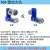 腾锟  4号BT40型防水结构型钻磨镗铣电机组合高精度动力头主轴头 蓝色普通BT40+4000W电机 