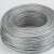 安达通 包塑镀锌钢丝绳 透明涂塑带胶钢丝绳带皮PVC钢丝绳 5mm150米 