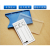 蓝色红色强磁性标签仓库标识牌货架标签物料卡塑料条标识卡磁性片 蓝色6*10cm特强磁 8x4cm