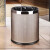 急 垃圾桶创意圾简约现代办公厨房卫生间厕所酒店 10L银圈-简约线条-银