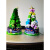 南旗纸树开花七彩圣诞树魔法浇水生长结晶科学实验圣诞节创意玩具礼品 绿树 共1棵